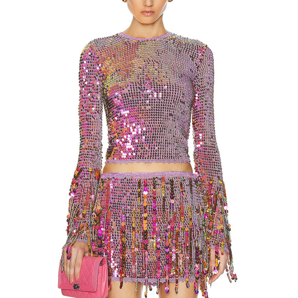 Retrofete 'Miriam' Purple Viscose Top Size XS / S - Picture 1 of 5
